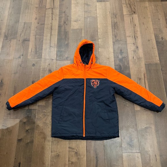 NFL Chicago Bears Hooded Coat XL - Picture 2 of 8